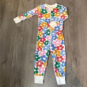 Hanna Andersson Multicolor Floral Kids Footie